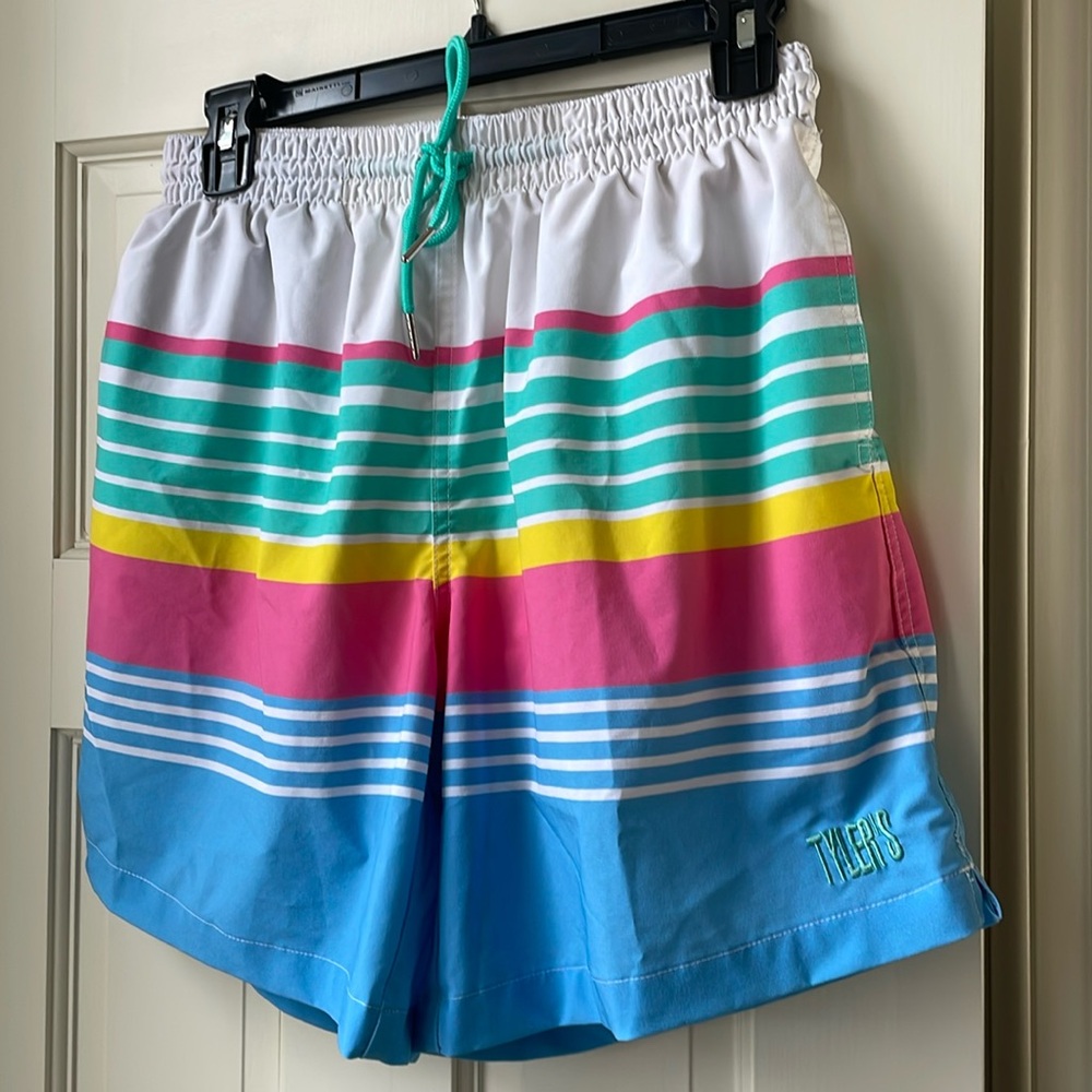 Men’s Tyler’s multicolor swimsuit size M